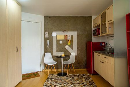 Cozinha de kitnet/studio à venda com 1 quarto, 40m² em Consolação, São Paulo