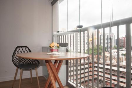 Varanda do Studio de kitnet/studio para alugar com 1 quarto, 31m² em Vila Clementino, São Paulo