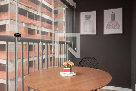 Varanda do Studio de kitnet/studio para alugar com 1 quarto, 31m² em Vila Clementino, São Paulo