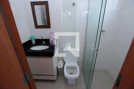Banheiro da Suíte de apartamento à venda com 3 quartos, 106m² em Diamante, Belo Horizonte