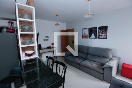 sala de apartamento à venda com 3 quartos, 106m² em Diamante, Belo Horizonte
