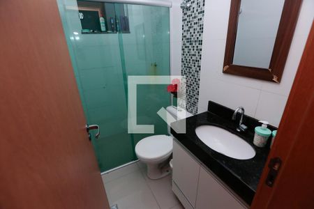 Banheiro Social de apartamento à venda com 3 quartos, 106m² em Diamante, Belo Horizonte