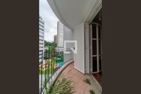 Varanda da Suíte 1 de apartamento à venda com 3 quartos, 150m² em Real Parque, São Paulo