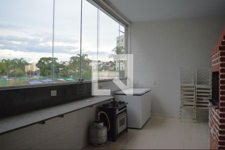 Área comum - Salão de festas de apartamento à venda com 3 quartos, 74m² em Camargos, Belo Horizonte