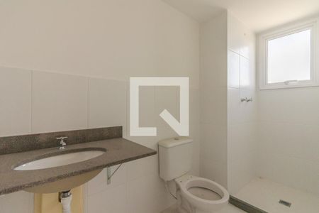 Banheiro da Suite de apartamento à venda com 3 quartos, 50m² em Farrapos, Porto Alegre