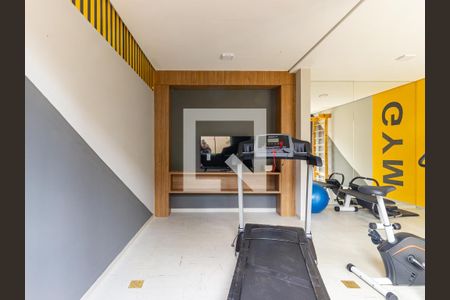 Apartamento para alugar com 33m², 2 quartos e 1 vaga Apartamento para alugar com 33m², 2 quartos e 1 vagaÁrea comum - Academia
