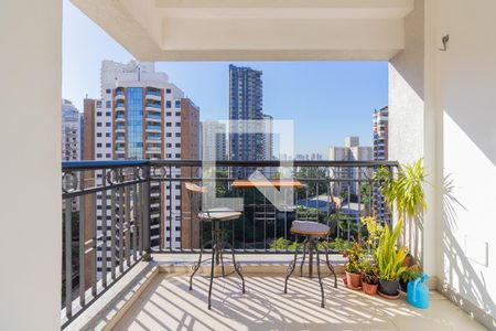 varanda de apartamento à venda com 2 quartos, 102m² em Morumbi, São Paulo