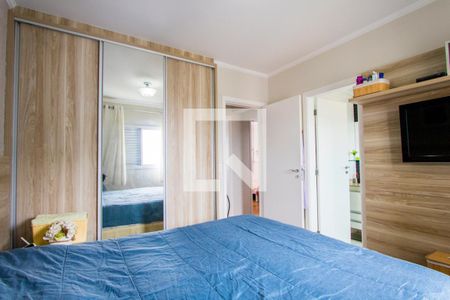 Quarto 1 - Suíte de apartamento à venda com 3 quartos, 90m² em Vila Gilda, Santo André