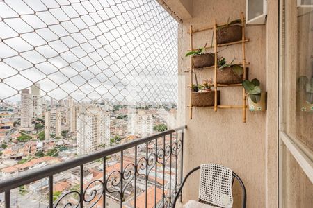 Varanda da Sala de apartamento à venda com 3 quartos, 60m² em Vila Vera, São Paulo