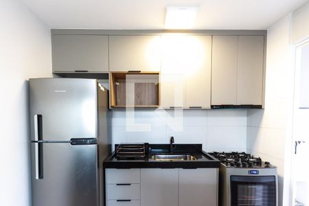 Cozinha de apartamento à venda com 1 quarto, 34m² em Barra Funda, São Paulo