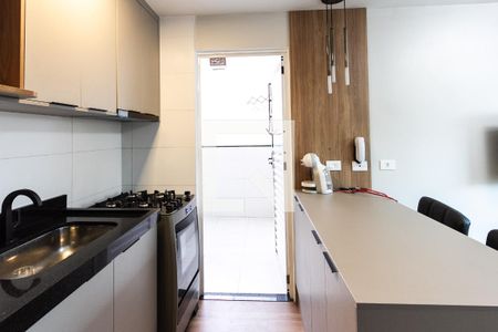 Cozinha de apartamento à venda com 1 quarto, 34m² em Barra Funda, São Paulo