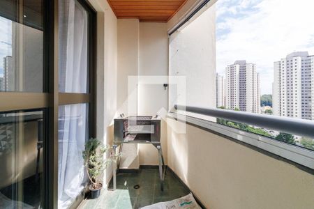 Varanda da Sala de apartamento para alugar com 3 quartos, 117m² em Chácara Agrindus, Taboão da Serra