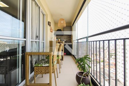 Varanda da Sala de apartamento para alugar com 3 quartos, 77m² em Alto da Mooca, São Paulo