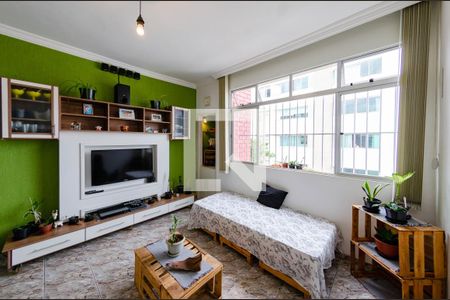 Sala de apartamento à venda com 2 quartos, 85m² em Nova Suíça, Belo Horizonte