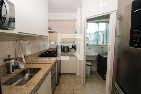 Cozinha de apartamento à venda com 2 quartos, 72m² em Funcionários, Belo Horizonte