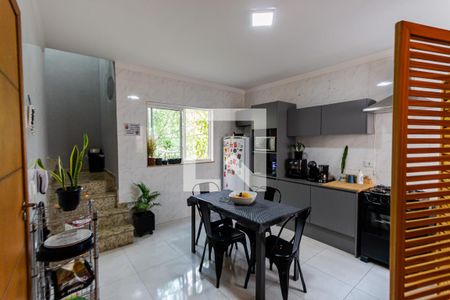 Sala e Cozinha de apartamento à venda com 3 quartos, 136m² em Jardim, Santo André