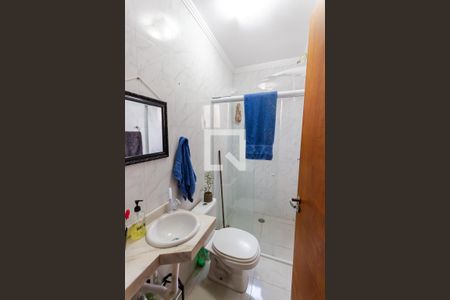 Banheiro de apartamento à venda com 3 quartos, 136m² em Jardim, Santo André