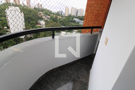 Varanda da Sala de apartamento à venda com 2 quartos, 100m² em Vila Andrade, São Paulo