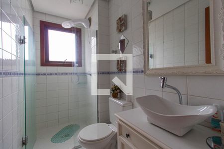 Banheiro de apartamento à venda com 1 quarto, 48m² em Centro, São Leopoldo
