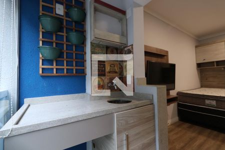Varanda integrada de apartamento para alugar com 1 quarto, 27m² em Vila Prudente, São Paulo