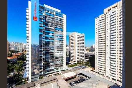 Sala/Cozinha - Vista de apartamento para alugar com 1 quarto, 24m² em Santa Cecilia, São Paulo