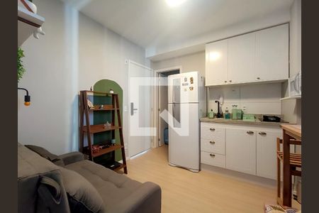 Sala/Cozinha de apartamento para alugar com 1 quarto, 24m² em Santa Cecilia, São Paulo