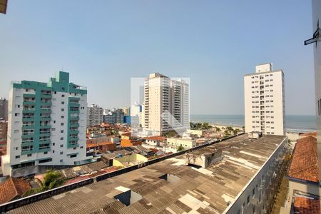 Vista da Sacada Sala de apartamento para alugar com 2 quartos, 69m² em Nova Mirim, Praia Grande