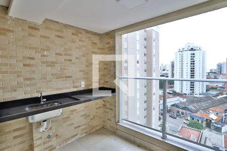 Varanda gourmet de apartamento à venda com 3 quartos, 77m² em Alto da Mooca, São Paulo