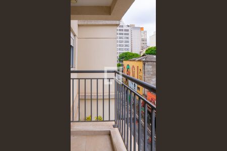 Varanda de apartamento à venda com 1 quarto, 35m² em Santa Ifigênia, São Paulo
