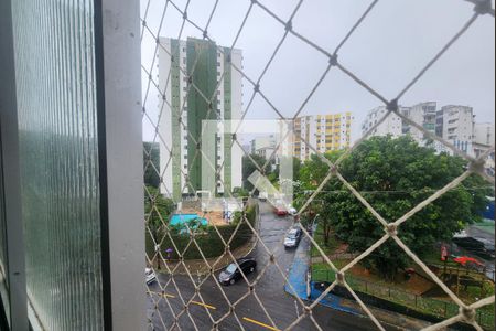 Vista da sala de apartamento para alugar com 1 quarto, 70m² em Vila Laura, Salvador
