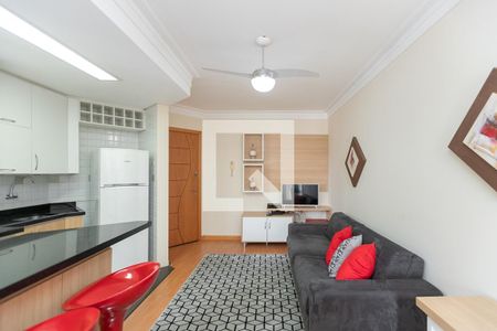 Sala de apartamento para alugar com 1 quarto, 34m² em Rebouças, Curitiba