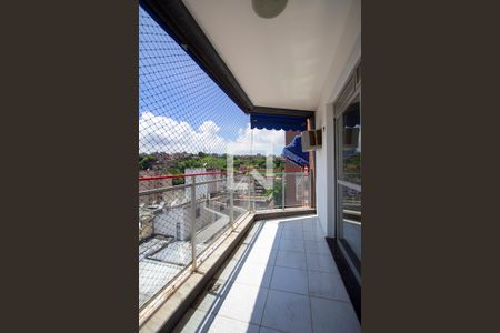 Varanda da sala de apartamento à venda com 3 quartos, 165m² em Icaraí, Niterói