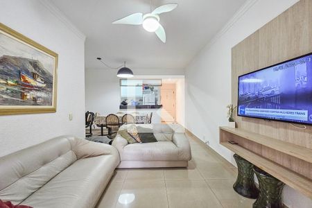 Sala de apartamento para alugar com 3 quartos, 92m² em Enseada, Guarujá