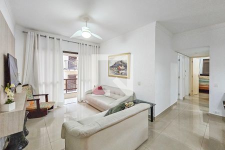 Sala de apartamento para alugar com 3 quartos, 92m² em Enseada, Guarujá