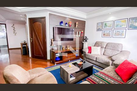Sala de apartamento à venda com 4 quartos, 174m² em Vila Bastos, Santo André