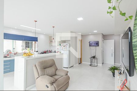 Sala/Cozinha de casa à venda com 2 quartos, 70m² em Vila Santa Luzia, São Bernardo do Campo