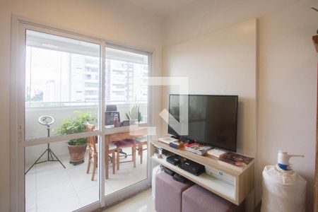 Sala de apartamento à venda com 1 quarto, 42m² em Santo Amaro, São Paulo