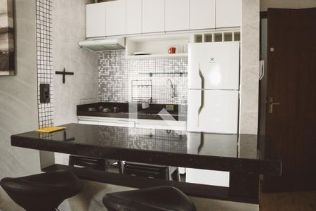 Cozinha de apartamento à venda com 1 quarto, 45m² em Vila Leonor, São Paulo