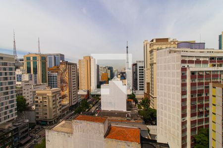 Vista de kitnet/studio à venda com 1 quarto, 28m² em Consolação, São Paulo