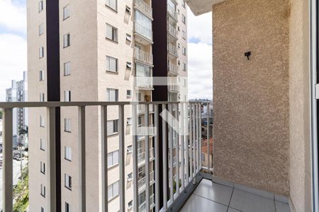 Varanda da Sala de apartamento à venda com 2 quartos, 49m² em Jardim Celeste, São Paulo