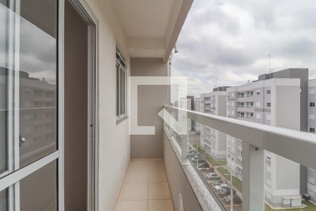 Sacada da Sala  de apartamento à venda com 3 quartos, 54m² em Jardim Carlos Gomes, Jundiaí