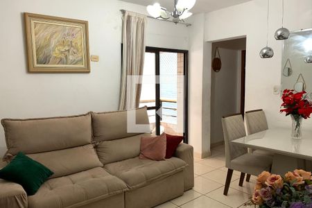 Sala de apartamento para alugar com 2 quartos, 77m² em Guilhermina, Praia Grande