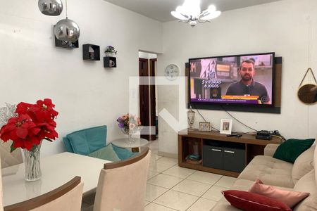 Sala de apartamento para alugar com 2 quartos, 77m² em Guilhermina, Praia Grande