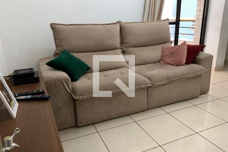 Sala de apartamento para alugar com 2 quartos, 77m² em Guilhermina, Praia Grande