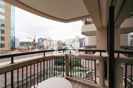 Varanda da Sala de apartamento para alugar com 1 quarto, 40m² em Itaim Bibi, São Paulo