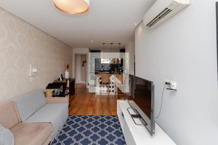 Sala de apartamento à venda com 2 quartos, 75m² em Cidade Monções, São Paulo