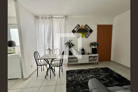 Sala de apartamento para alugar com 2 quartos, 45m² em Cabral, Contagem