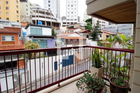 Varanda da Sala de apartamento à venda com 4 quartos, 120m² em Grajaú, Belo Horizonte