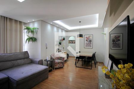 Sala de apartamento à venda com 2 quartos, 75m² em Sion, Belo Horizonte