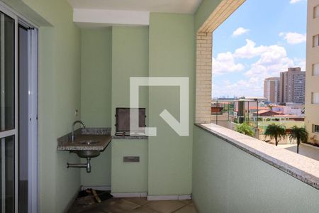 Varanda Gourmet de apartamento à venda com 3 quartos, 121m² em Olímpico, São Caetano do Sul